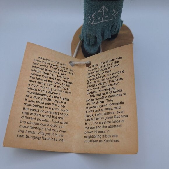 Kachina Doll Handmade Zuni Rain Priest Navajo Indians NativeAmerican Art 7 Inch - Picture 12 of 16